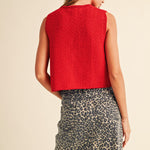 Mila Knit Tie-Front Vest - alldeserved.com