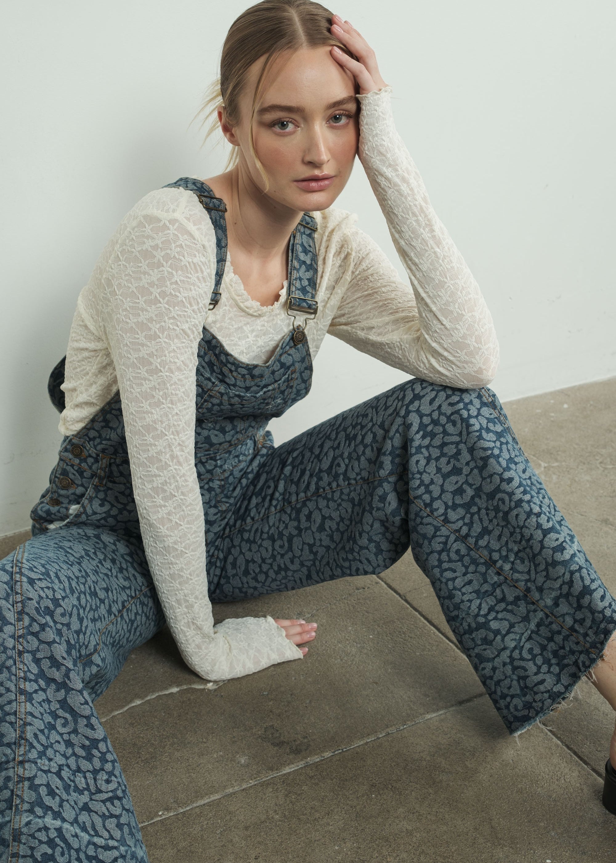 Urban Jungle Leopard Denim Overall - alldeserved.com