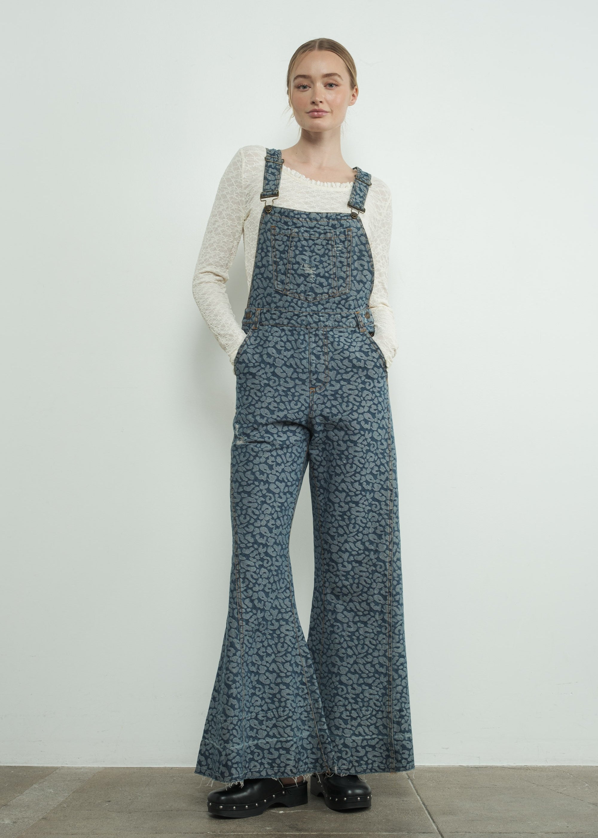 Urban Jungle Leopard Denim Overall - alldeserved.com