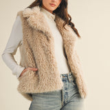 Fuzzy Dream Faux Fur Vest