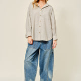 Silverton Drawstring Barrel Jeans - Medium Wash