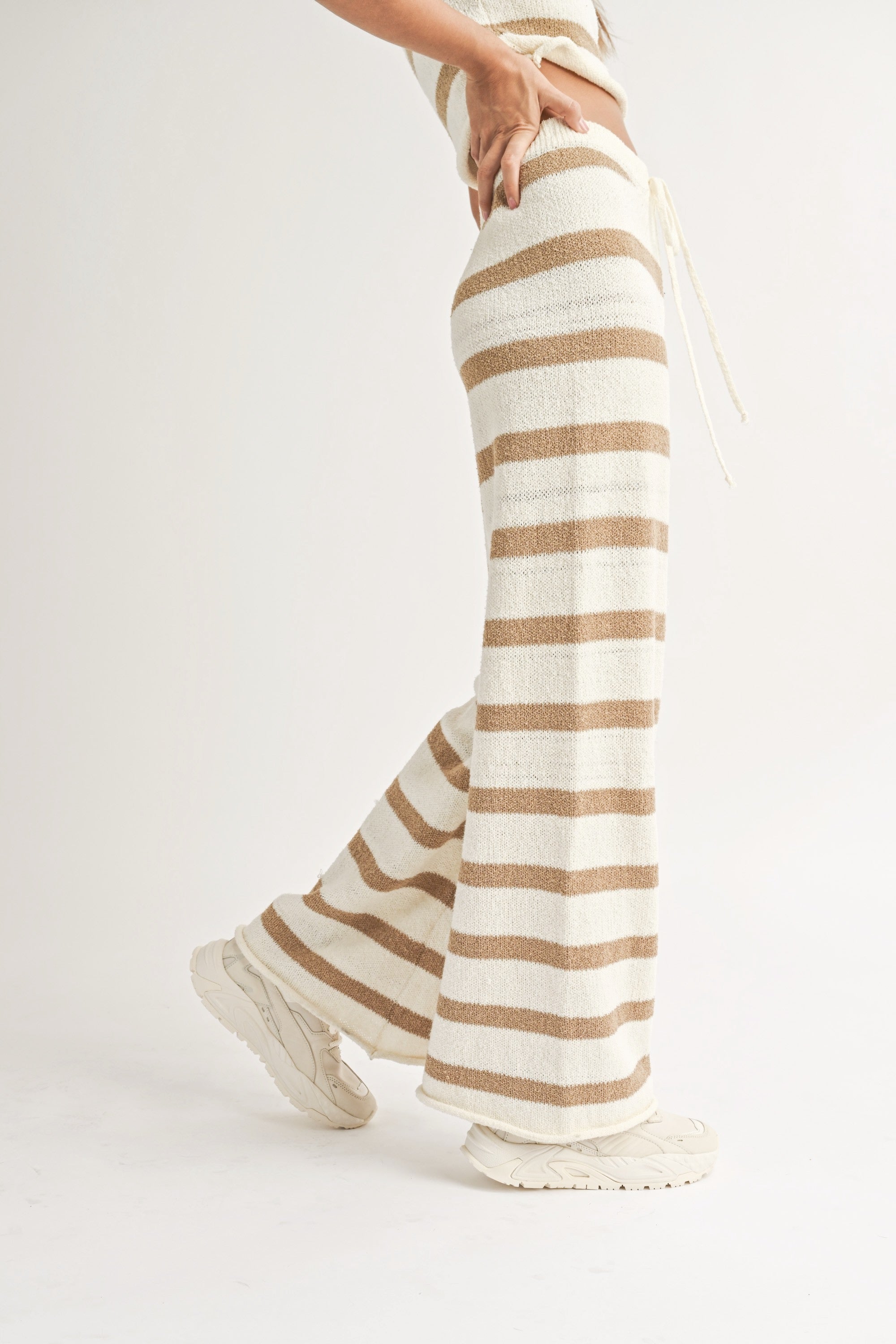 Sweet Talk Striped Sweater Set - alldeserved.com