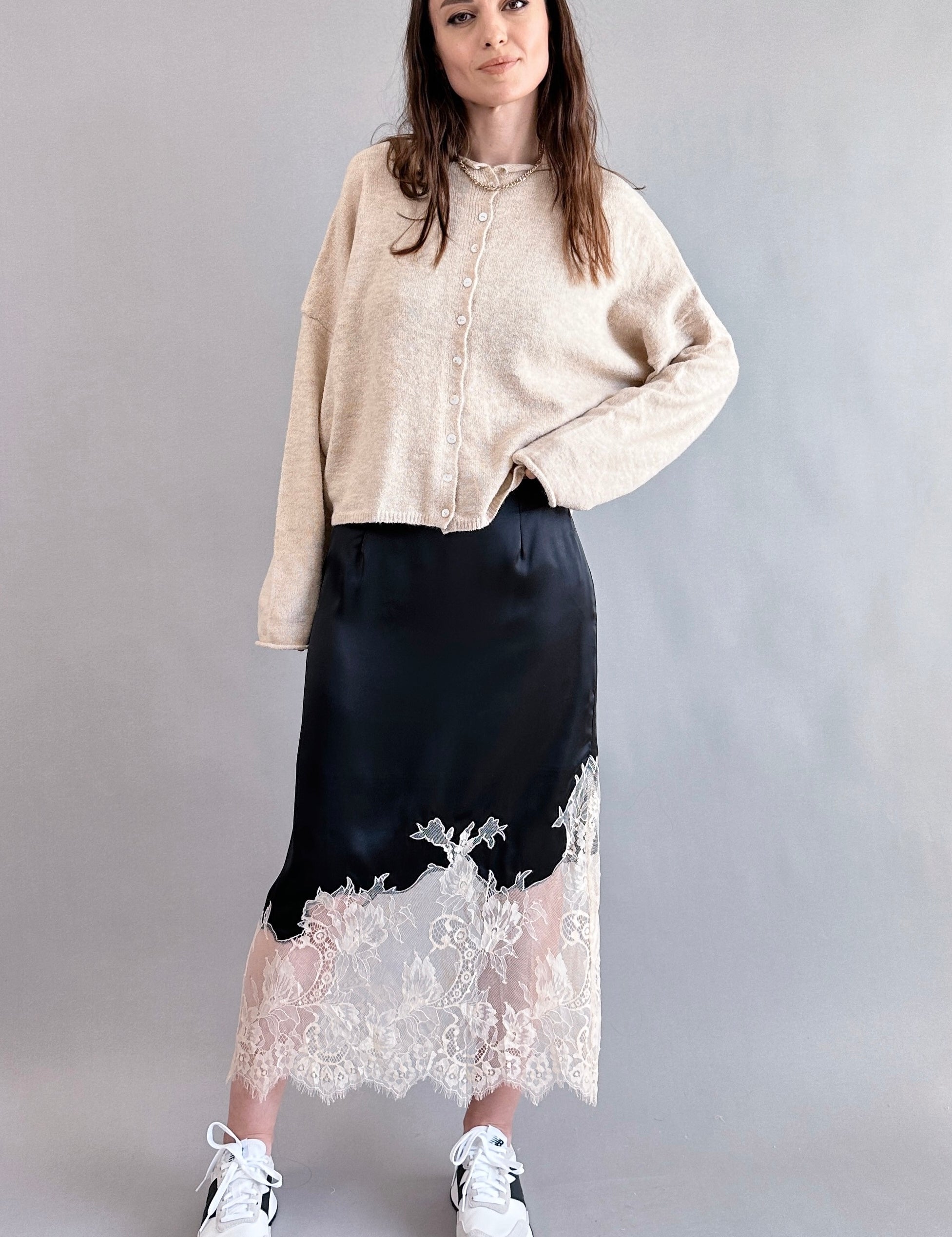 Bali Moon Satin Lace Skirt - alldeserved.com