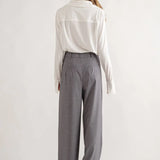 Messi Wide-Leg Pants - Grey