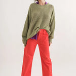 COZY Distressed Loose Pullover Sweater - alldeserved.com
