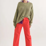 COZY Distressed Loose Pullover Sweater - alldeserved.com