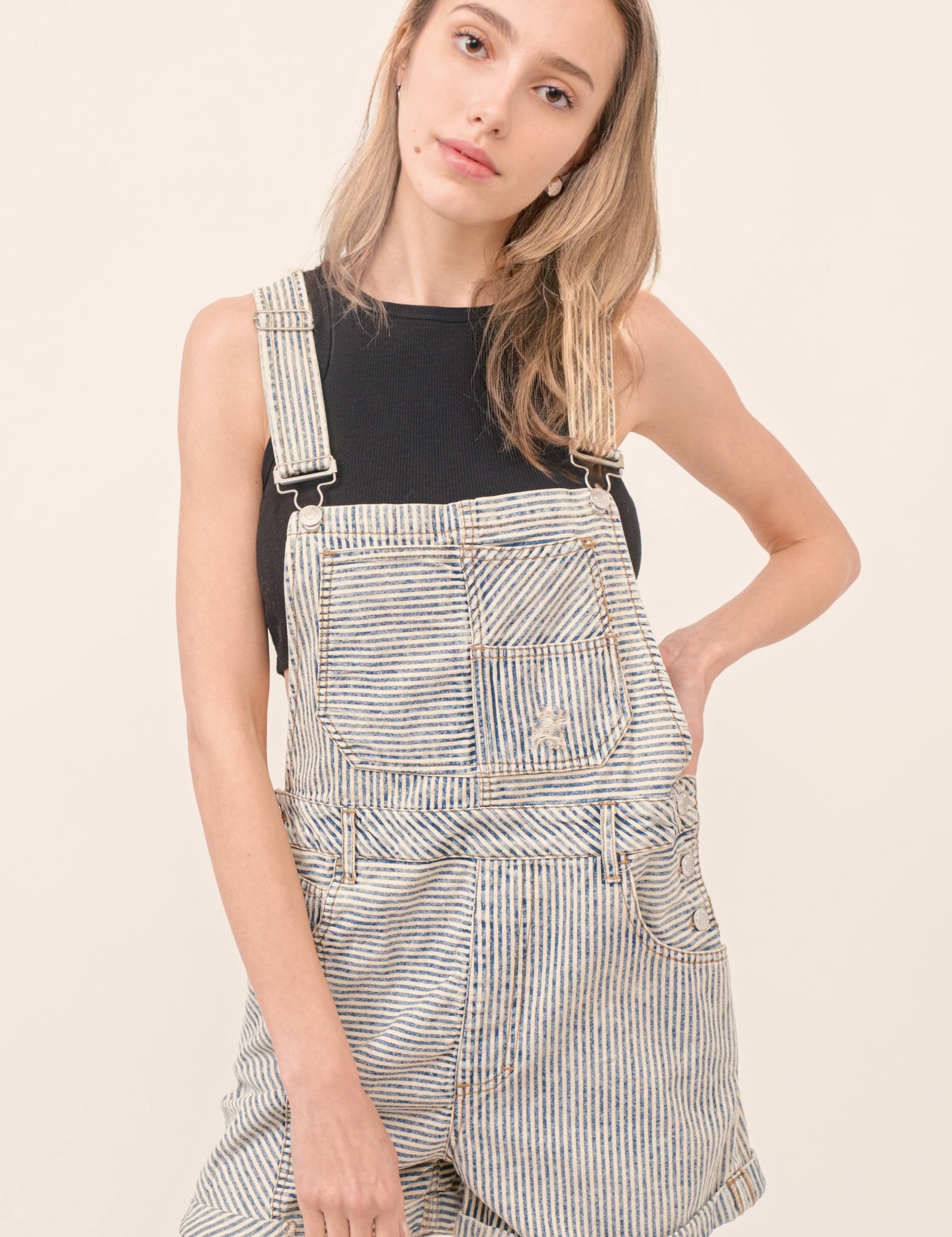 Ziggy Stardust Denim Shortall Jumpsuit - alldeserved.com