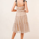 Perfect Day Tiered Polka Dot Midi Dress - alldeserved.com