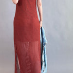 Celeste Lined Mesh Long Dress - alldeserved.com