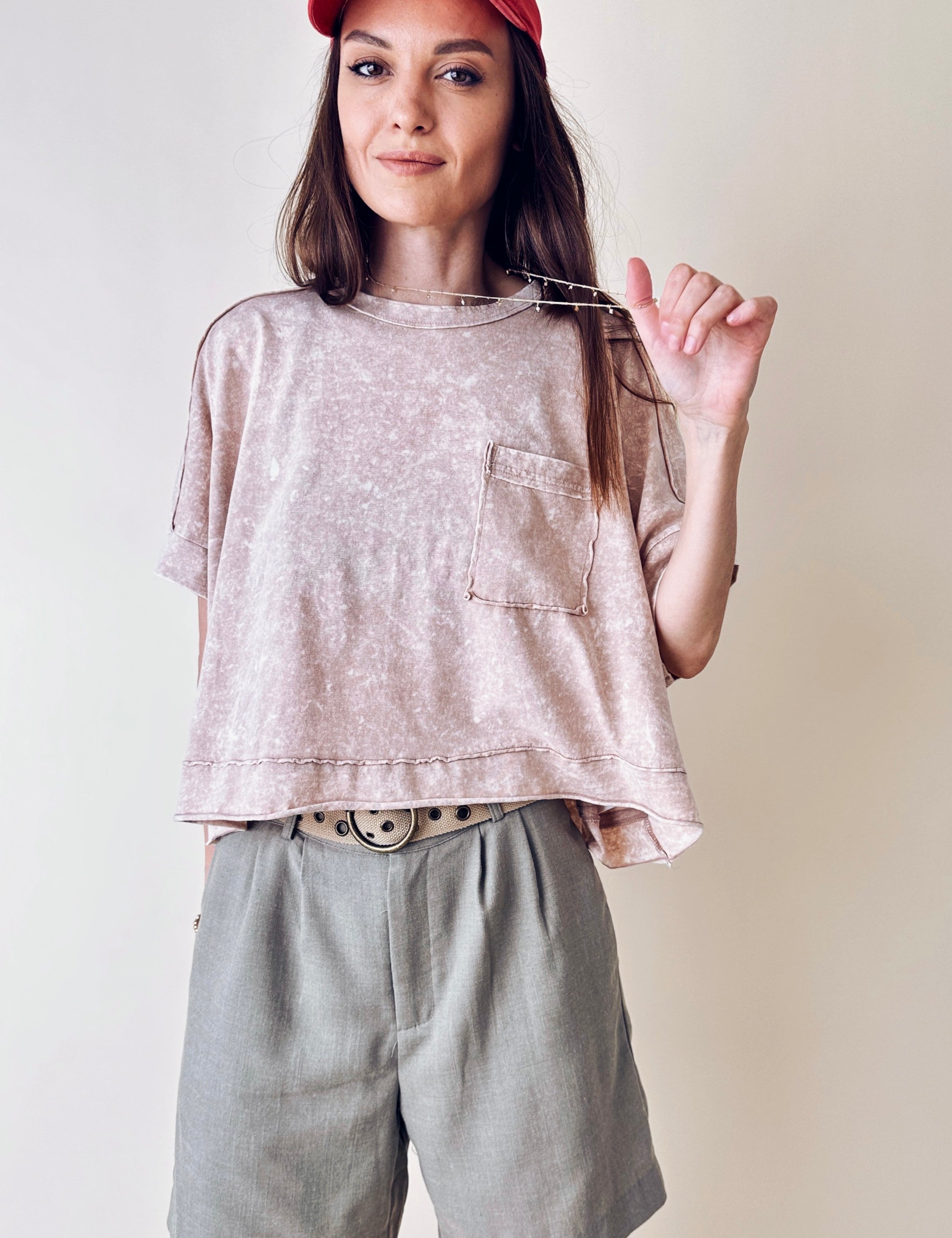 Hot Season Oversized Cropped T-Shirt - alldeserved.com