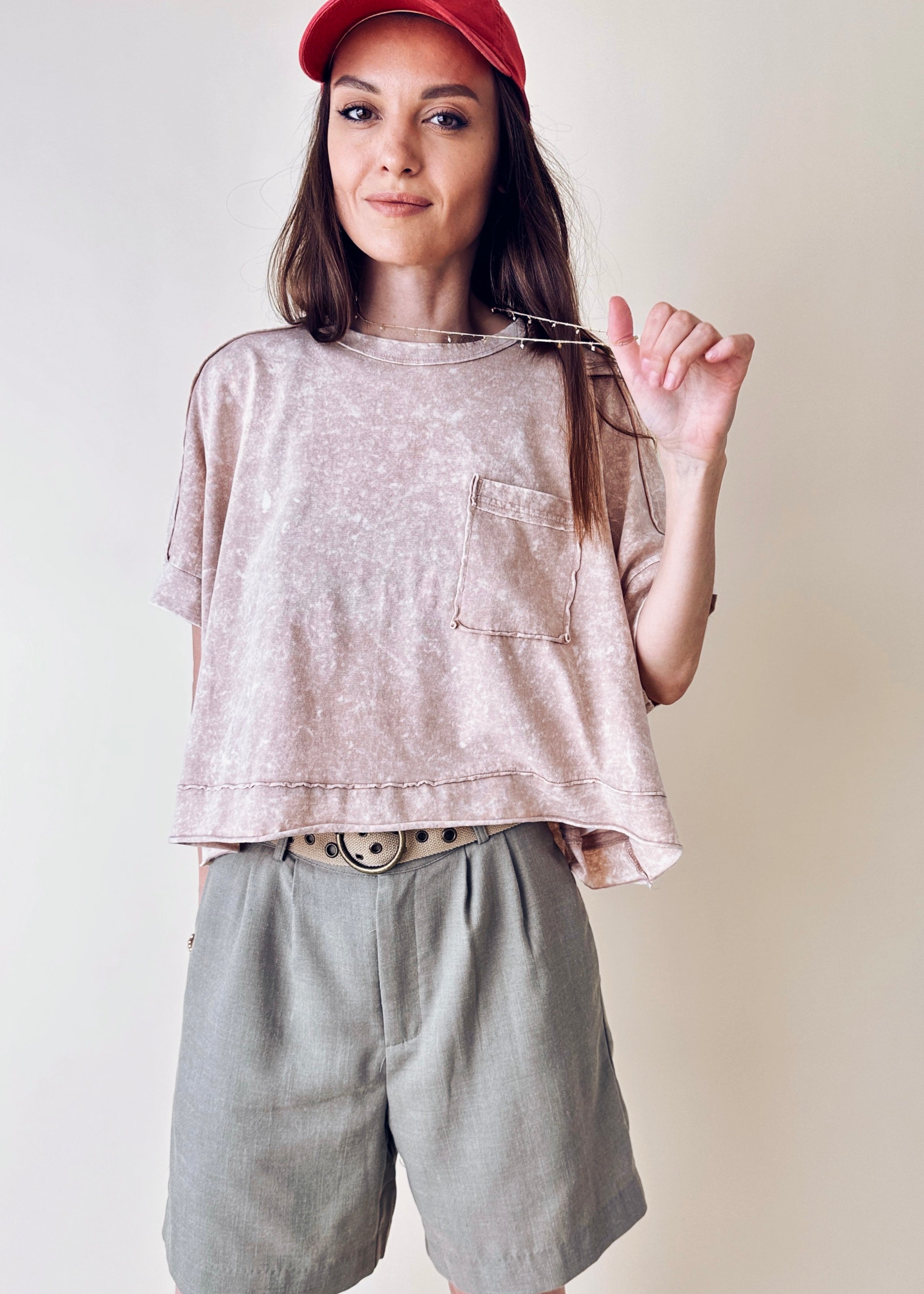 Hot Season Oversized Cropped T-Shirt - alldeserved.com