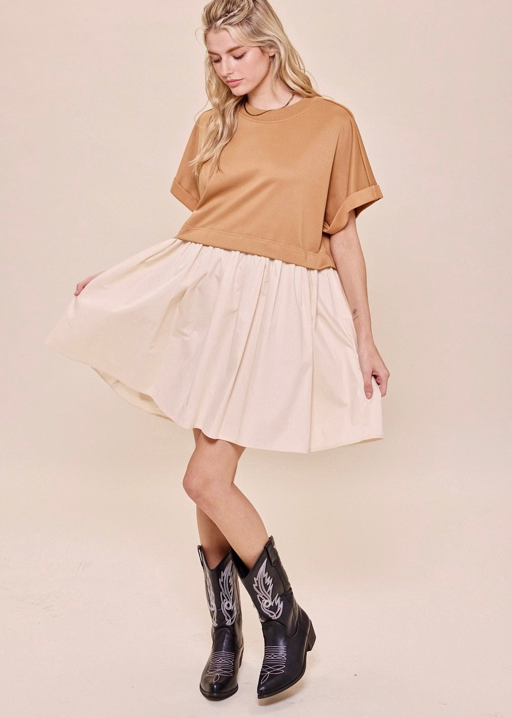 Soft Blend Mini Dress - alldeserved.com