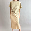 Main Street Satin Midi Skirt - alldeserved.com