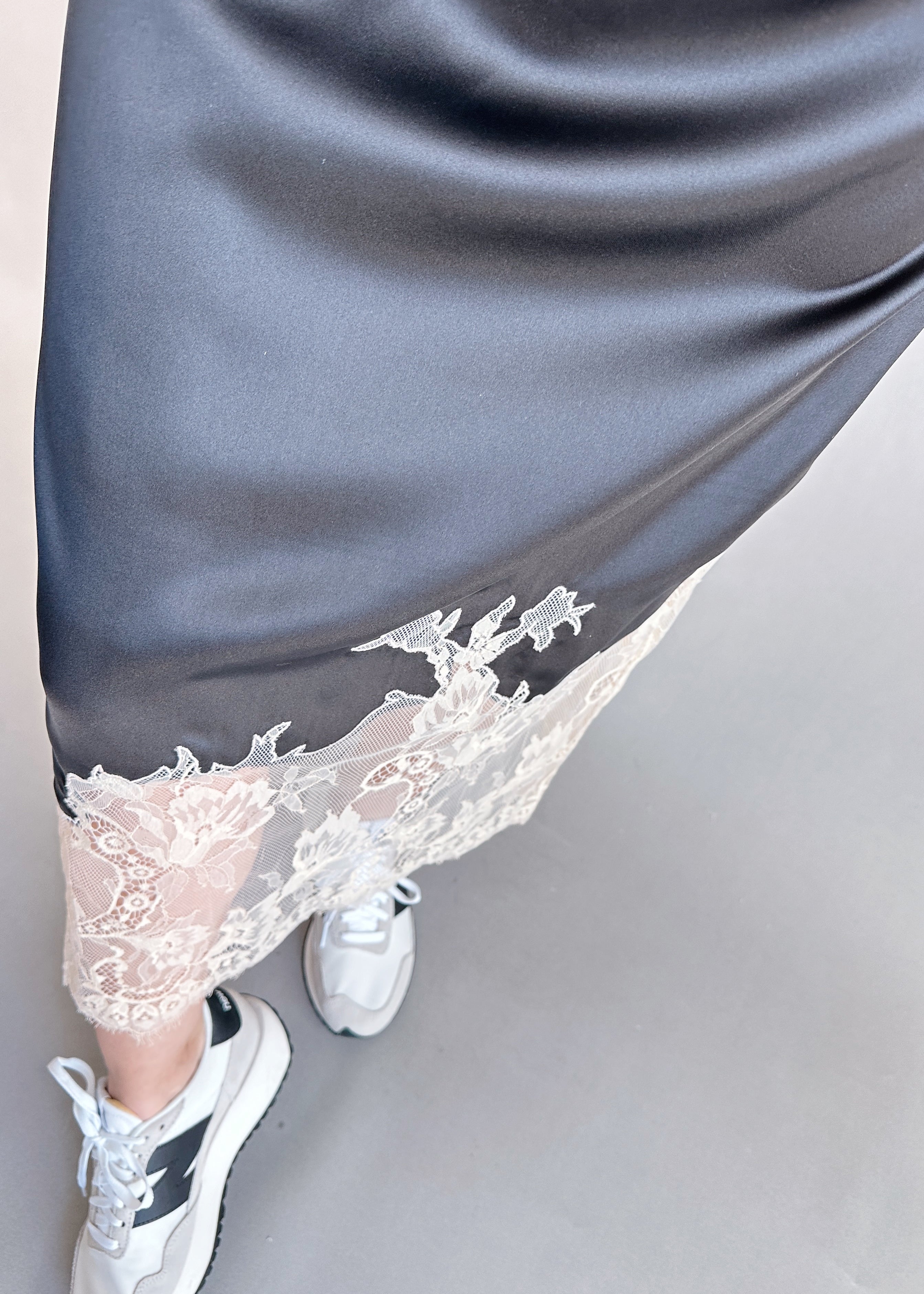 Bali Moon Satin Lace Skirt - alldeserved.com