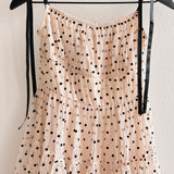 Perfect Day Tiered Polka Dot Midi Dress - alldeserved.com