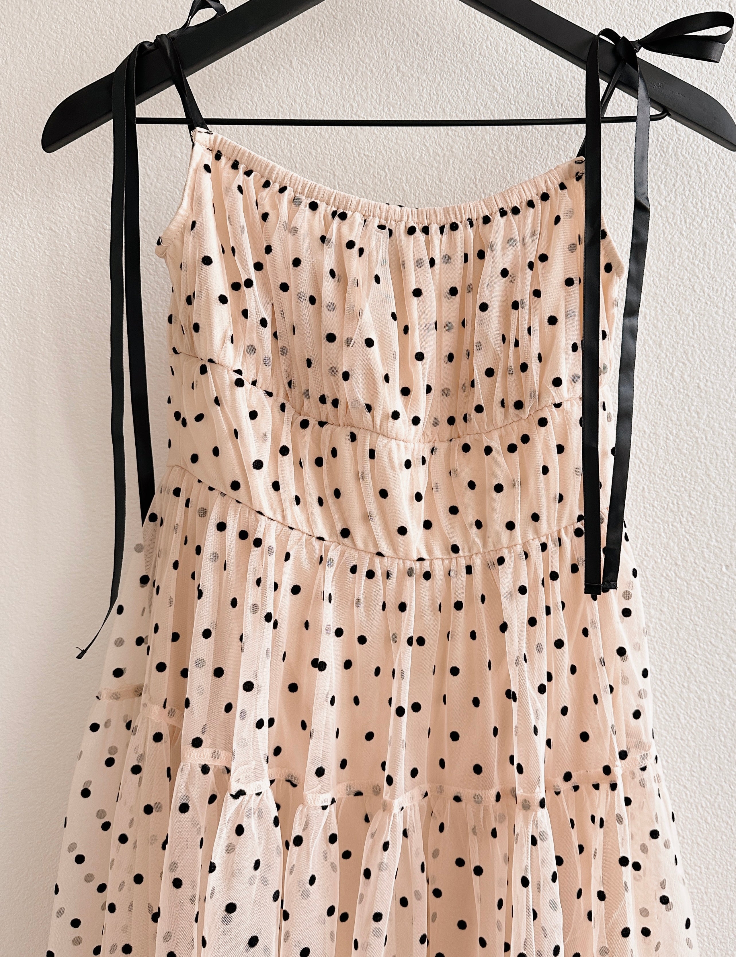 Perfect Day Tiered Polka Dot Midi Dress - alldeserved.com