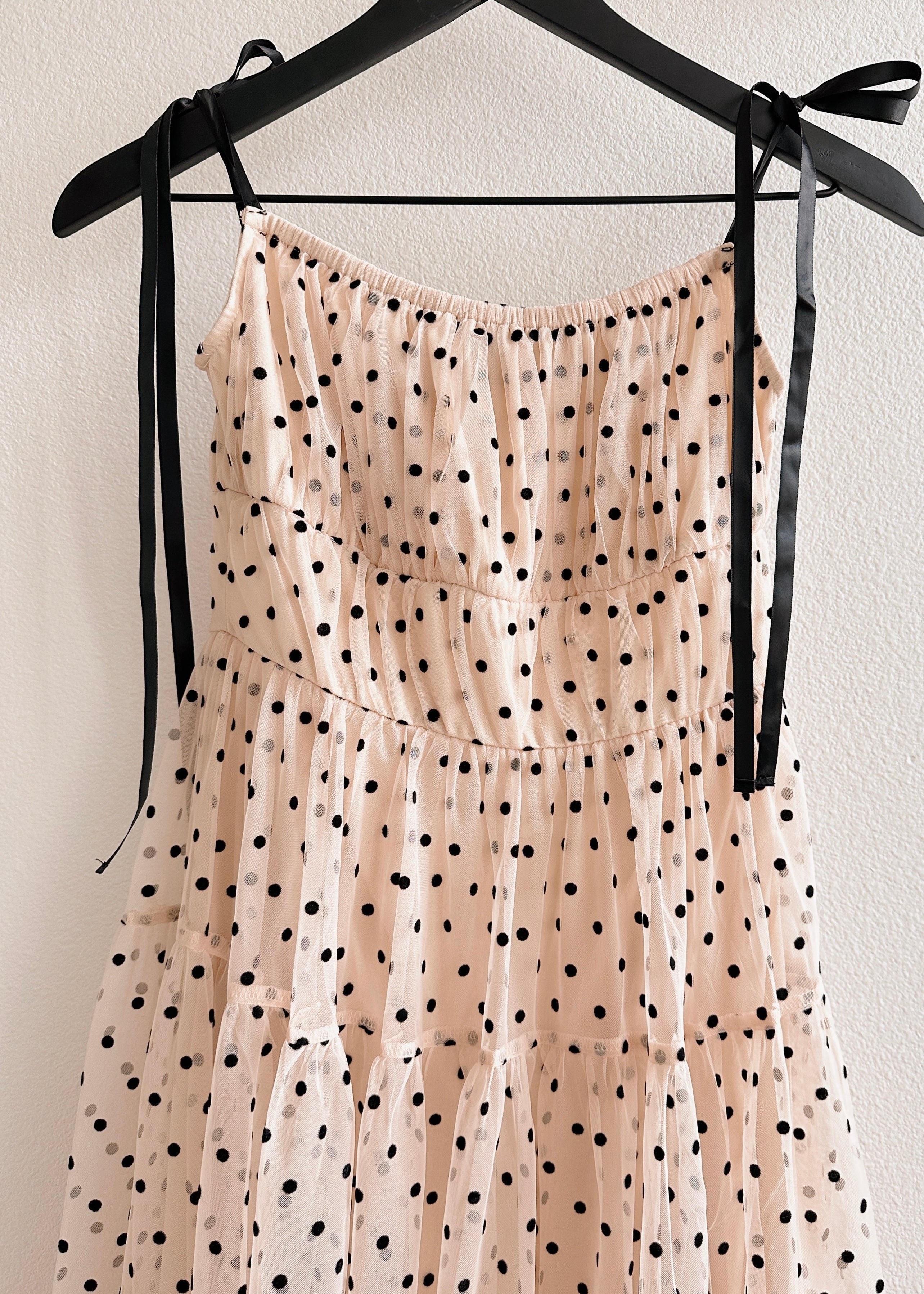 Perfect Day Tiered Polka Dot Midi Dress - alldeserved.com
