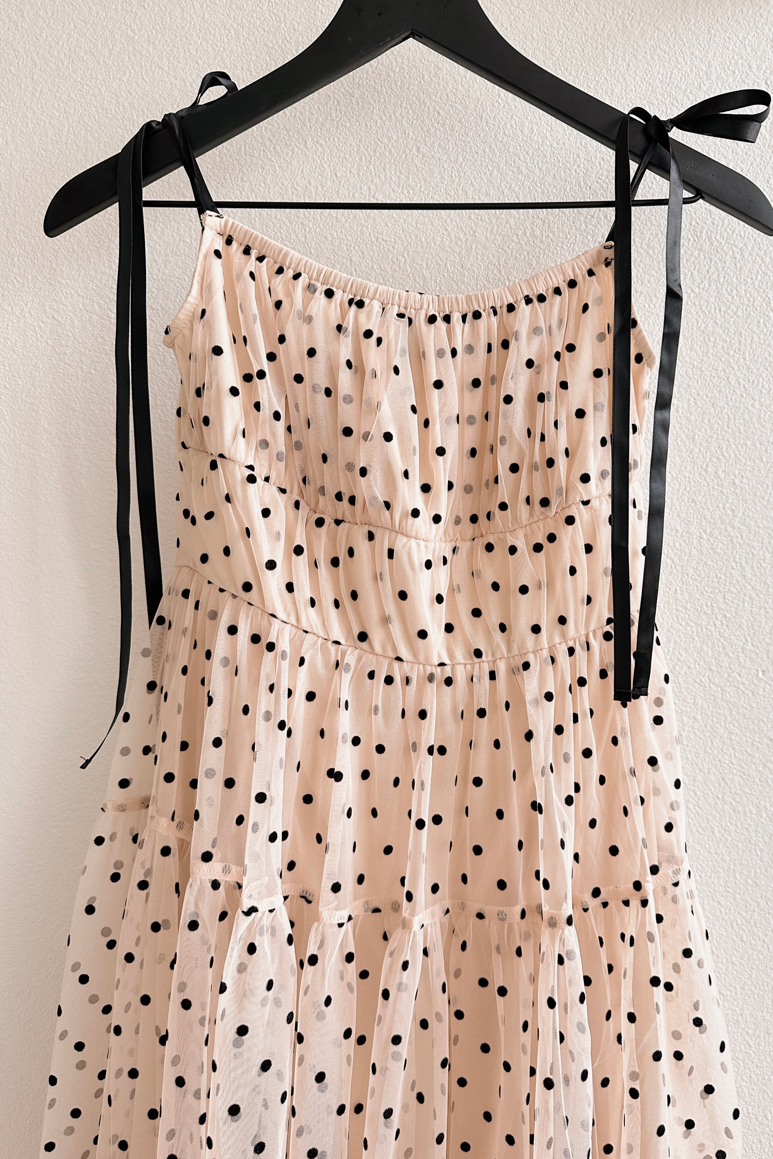 Perfect Day Tiered Polka Dot Midi Dress - alldeserved.com