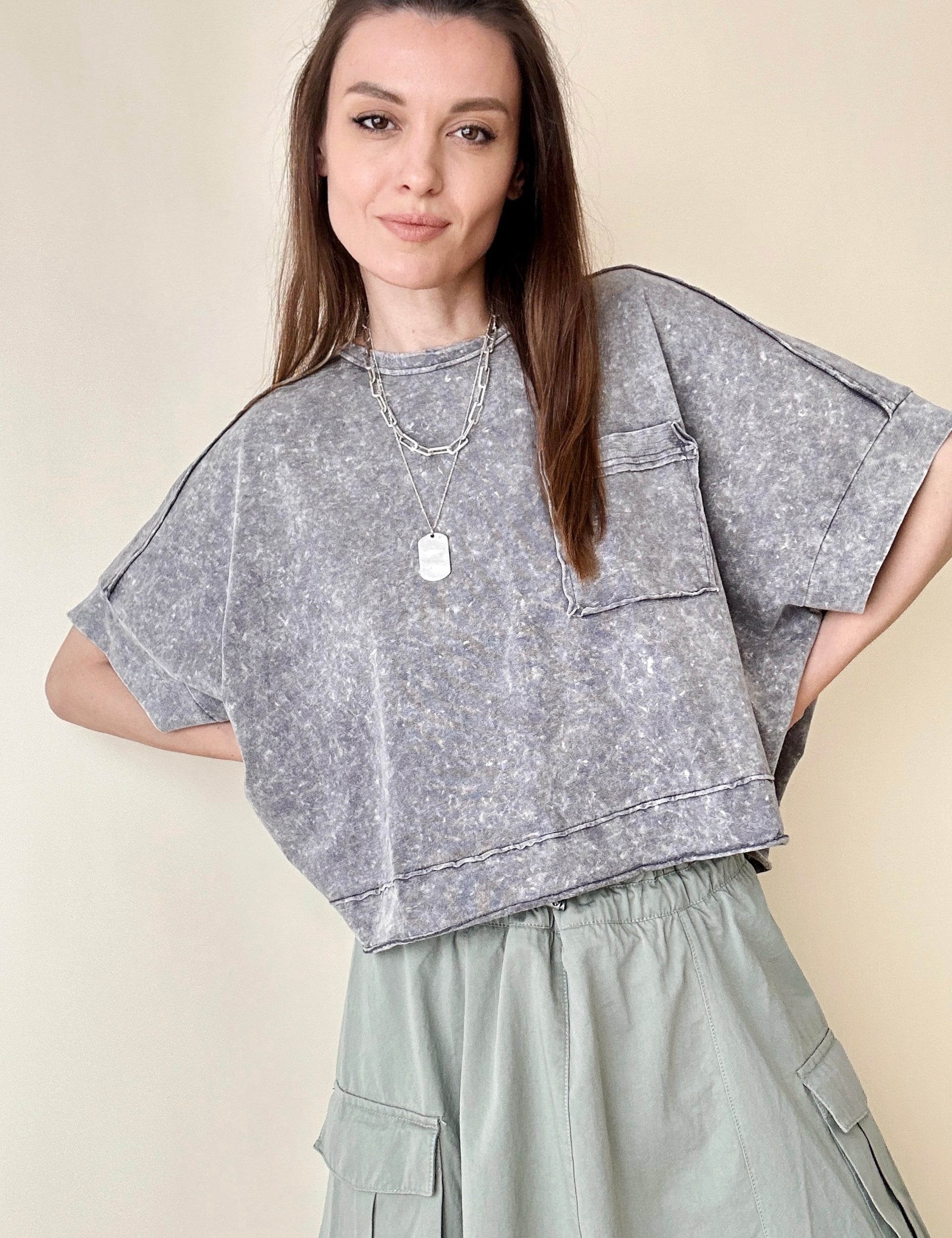 Hot Season Oversized Cropped T-Shirt - alldeserved.com