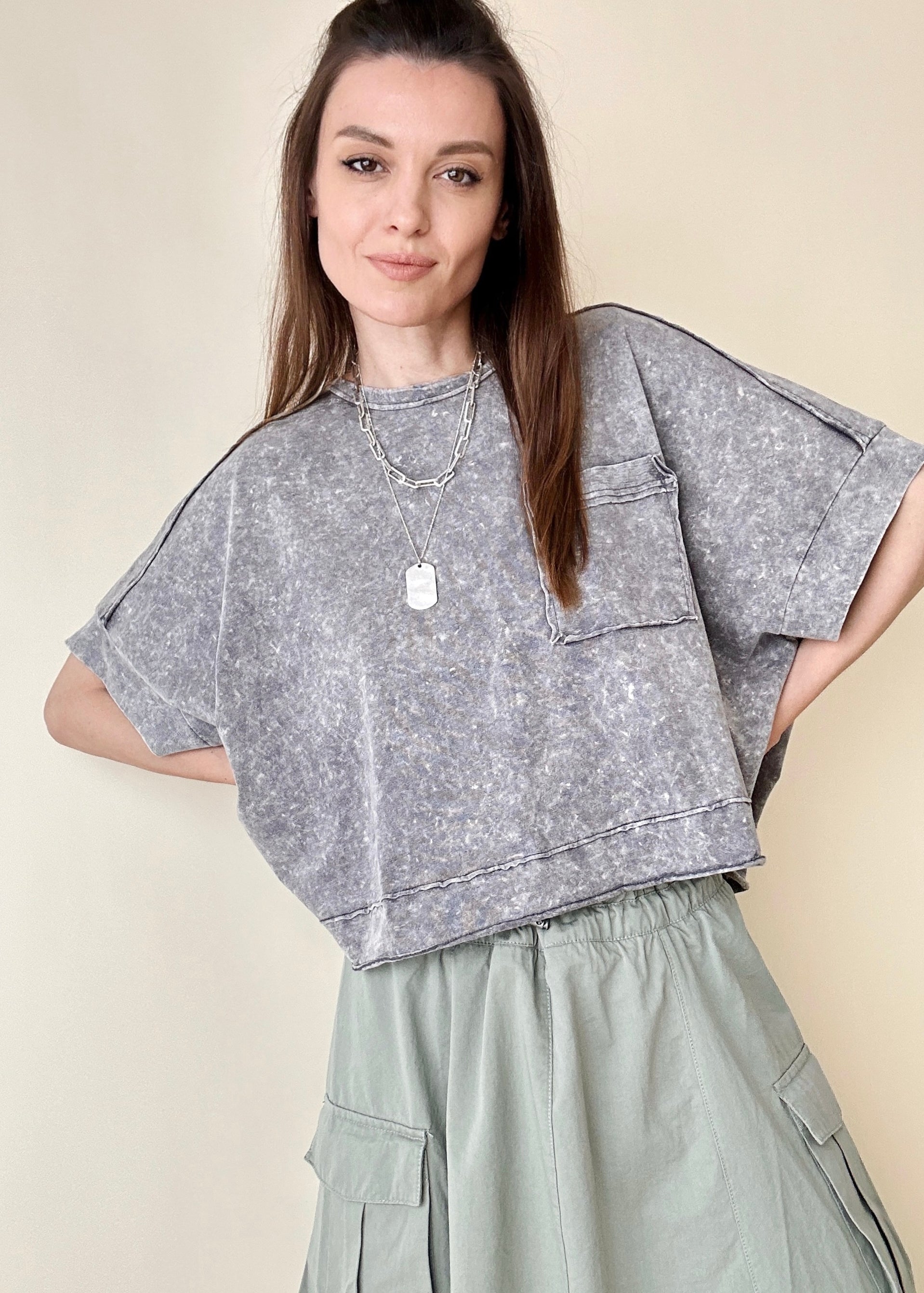 Hot Season Oversized Cropped T-Shirt - alldeserved.com