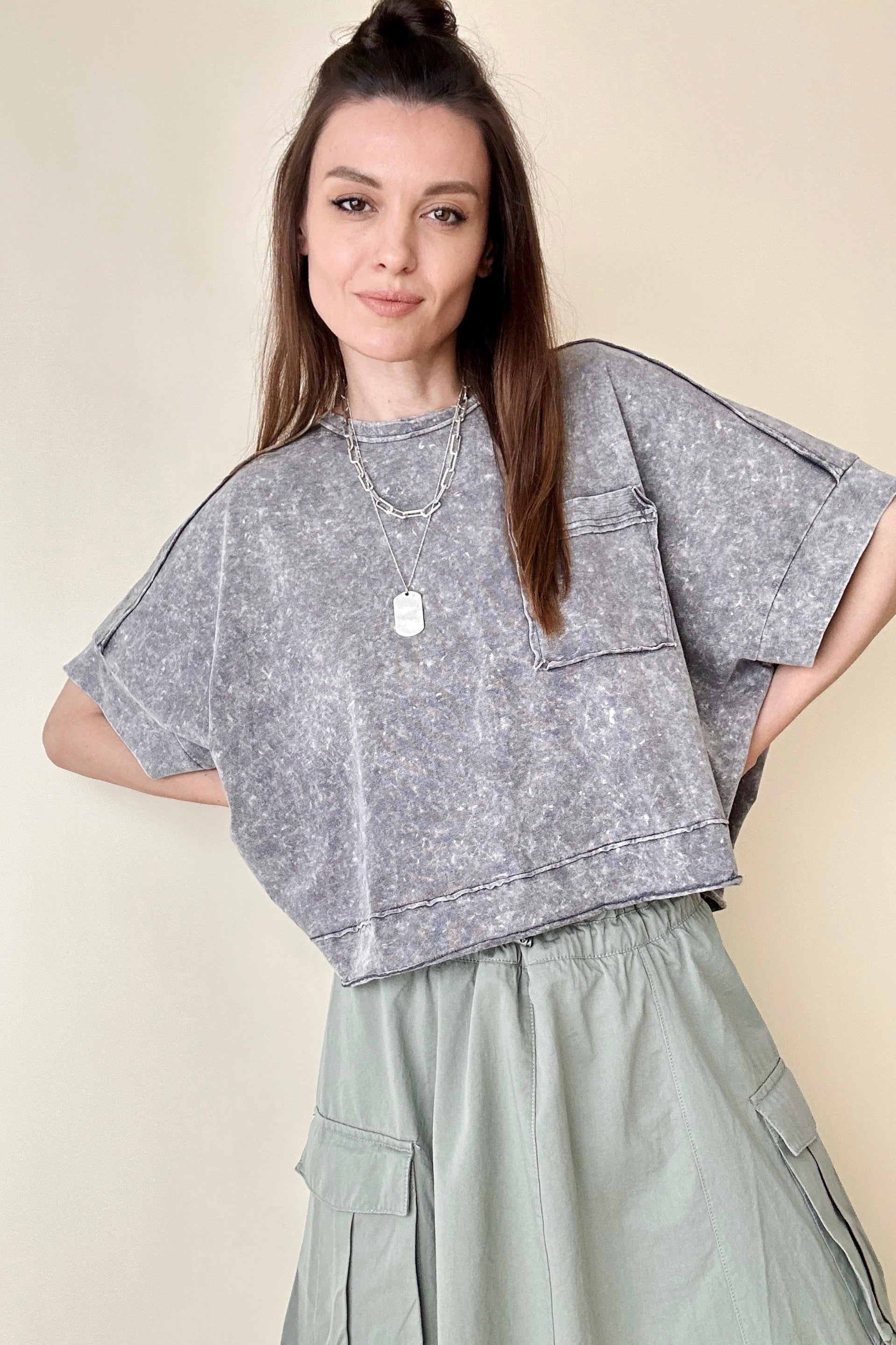 Hot Season Oversized Cropped T-Shirt - alldeserved.com