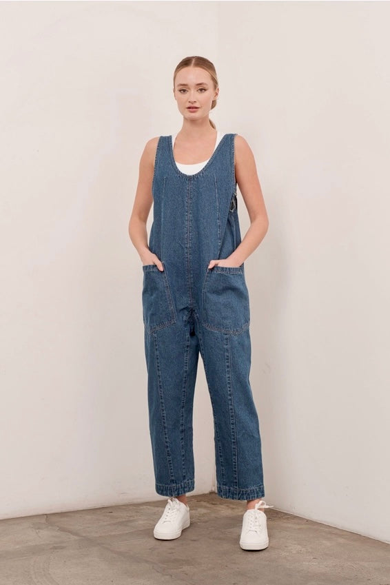 High Roller Denim Jumpsuit - alldeserved.com