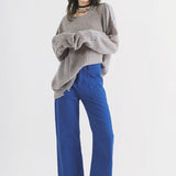 COZY Distressed Loose Pullover Sweater - alldeserved.com