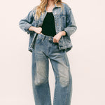 Porta Swing Oversized Denim Jacket - alldeserved.com