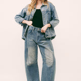 Porta Swing Oversized Denim Jacket - alldeserved.com