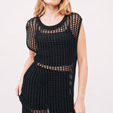 Sahara Mesh Sweater Dress - alldeserved.com