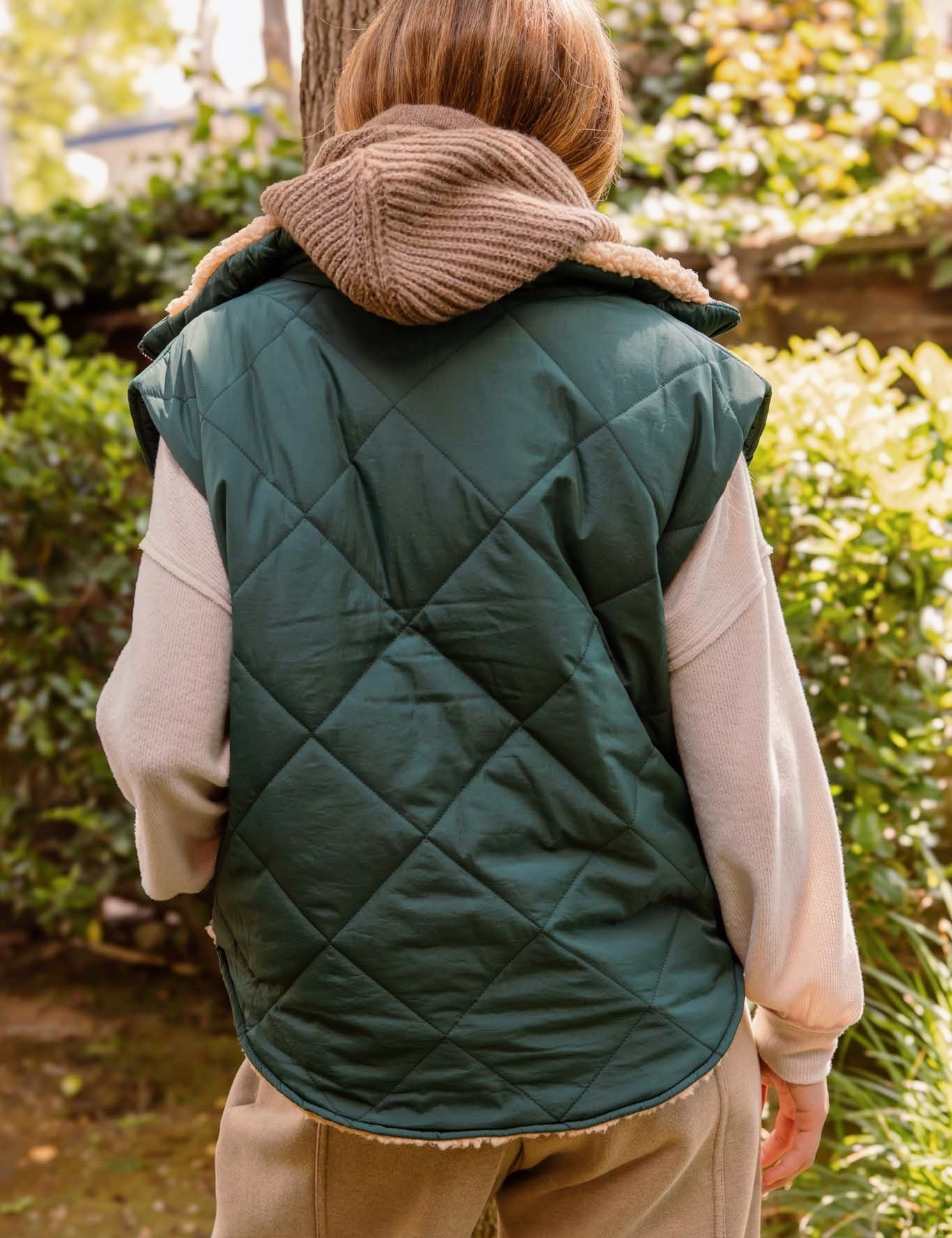 Cozy Trails Fleece Puffer Vest - alldeserved.com