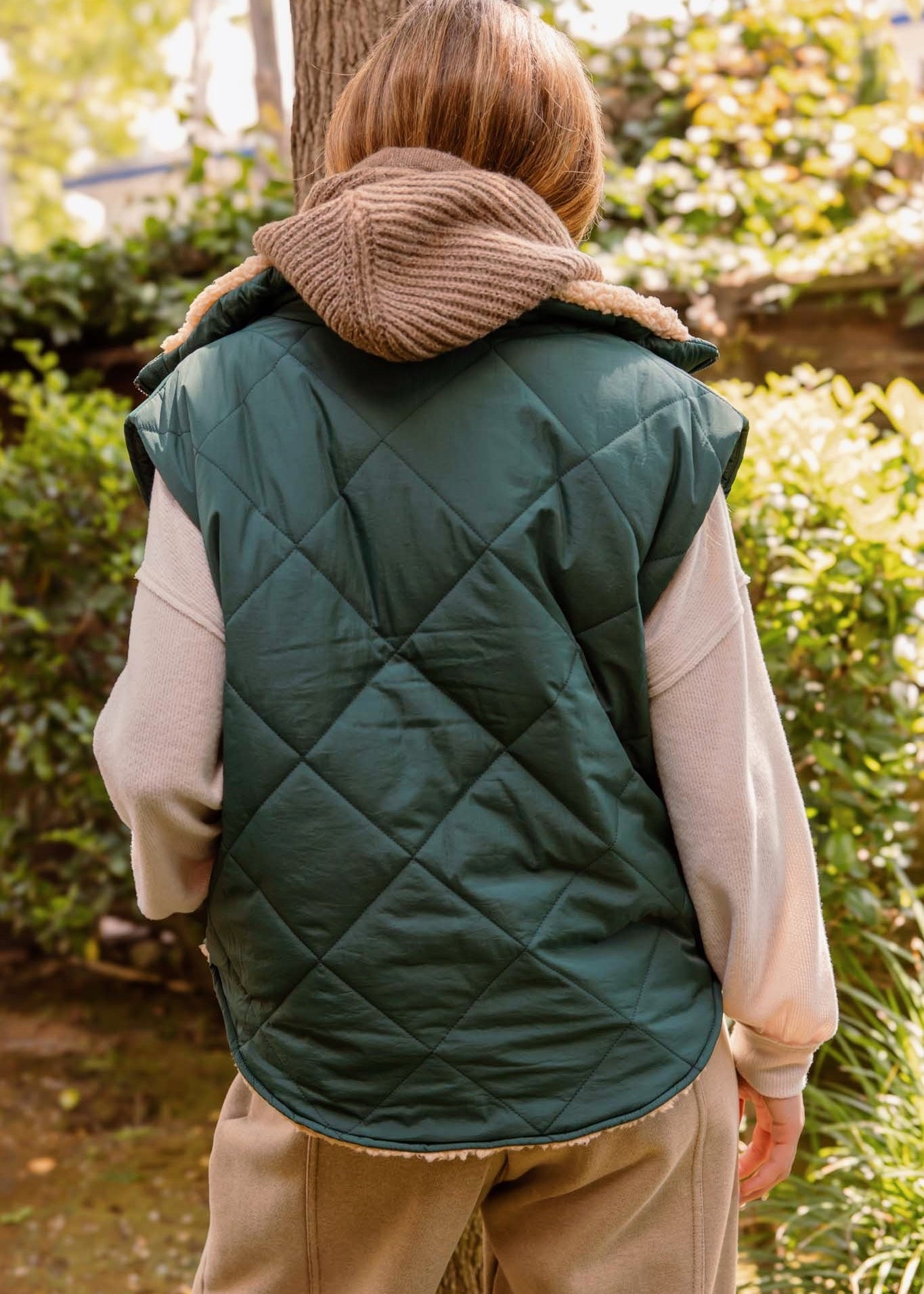 Cozy Trails Fleece Puffer Vest - alldeserved.com