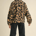 Leopard Print Teddy Jacket - alldeserved.com