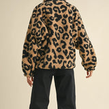 Leopard Print Teddy Jacket - alldeserved.com