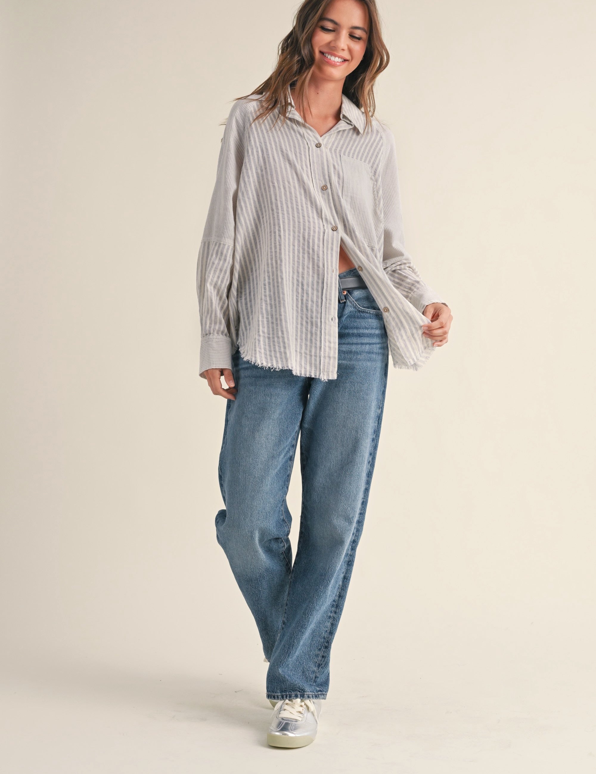 Soft Stripes Cotton Shirt - alldeserved.com