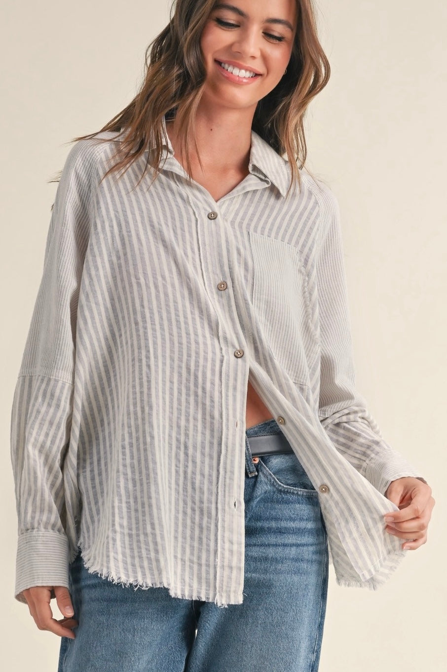 Soft Stripes Cotton Shirt - alldeserved.com