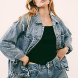 Porta Swing Oversized Denim Jacket - alldeserved.com