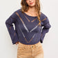 Frankie Mesh Cropped Sweater - alldeserved.com