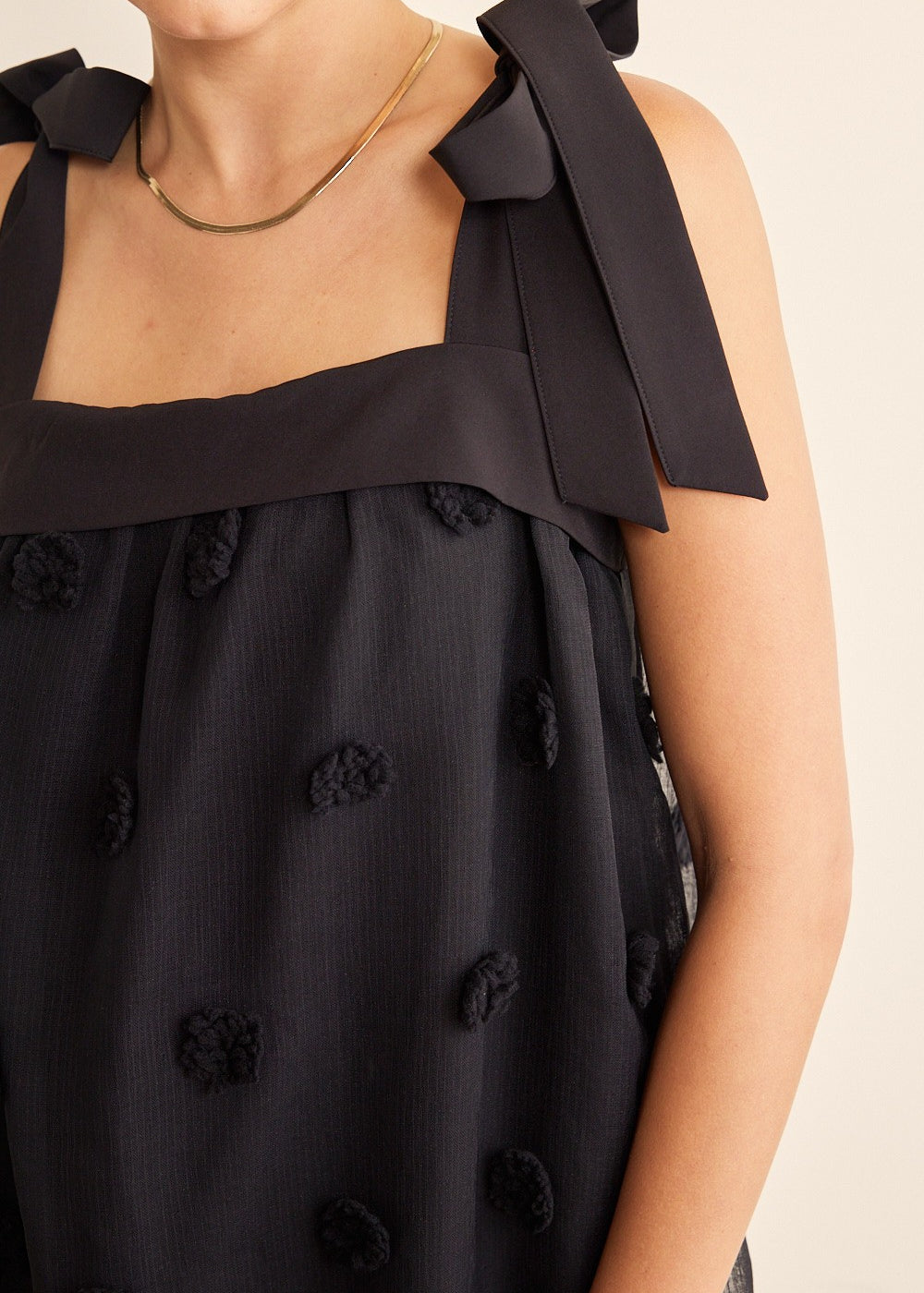 Arianna 3D Dot Midi Dress - alldeserved.com