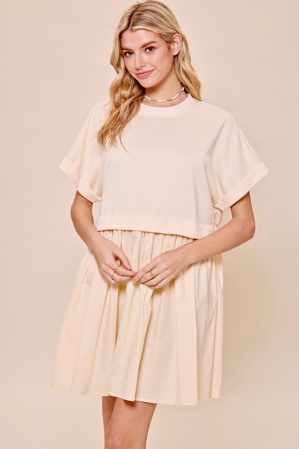 Soft Blend Mini Dress - alldeserved.com