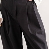 Messi Wide-Leg Pants - Black