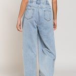 Del Mar Wide Leg Distressed Pants - alldeserved.com