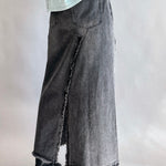 Madi Side Slit Denim Skirt - alldeserved.com