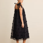 Arianna 3D Dot Midi Dress - alldeserved.com