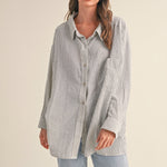 Sunday Stroll Striped Button-Up - alldeserved.com