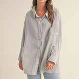 Sunday Stroll Striped Button-Up - alldeserved.com