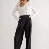Messi Wide-Leg Pants - Black