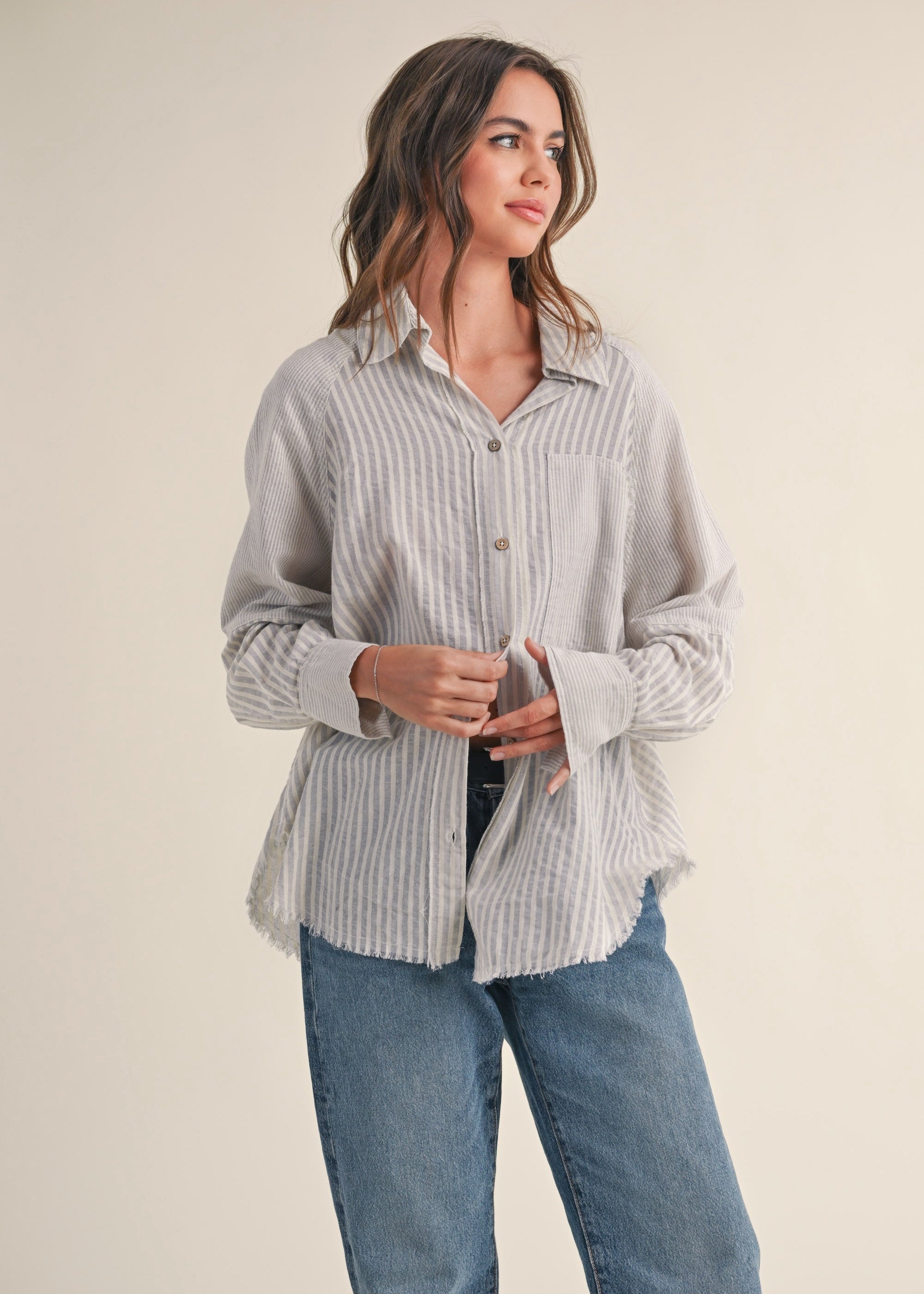 Soft Stripes Cotton Shirt - alldeserved.com