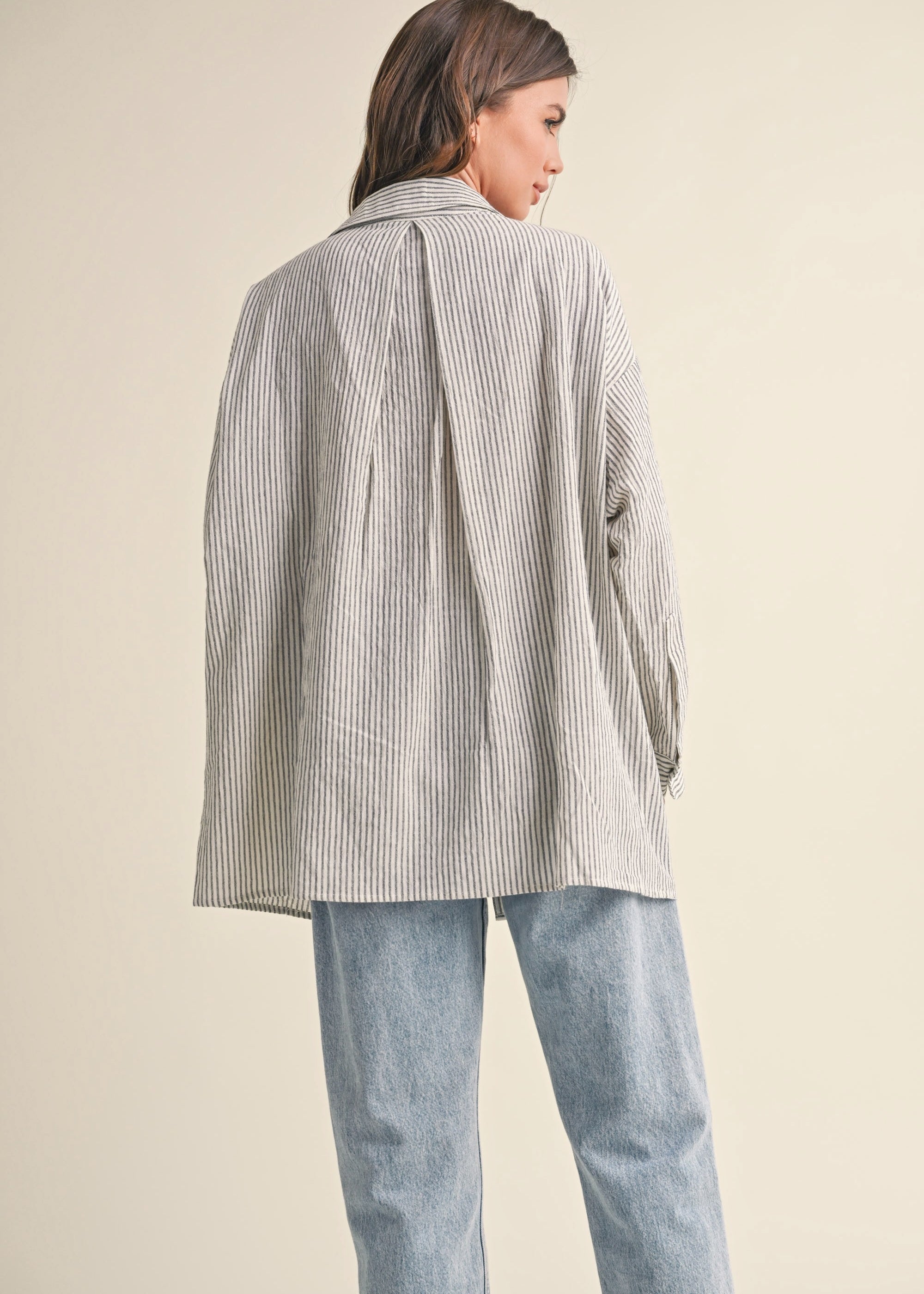 Sunday Stroll Striped Button-Up - alldeserved.com