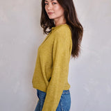 Hailey Button Down Cardigan - Dijon Yellow